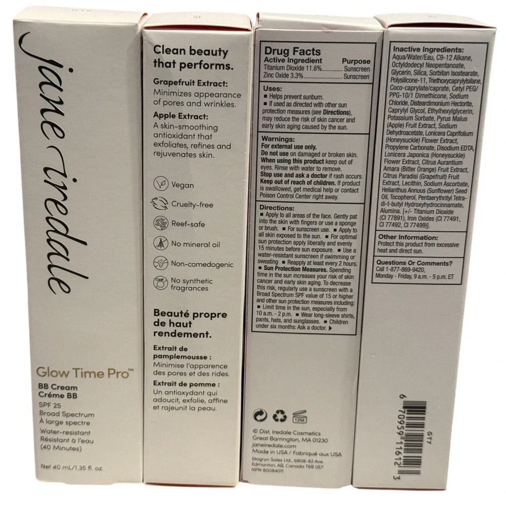 Jane Iredale Glow‎ Time Pro BB Cream GT9 NEW IN BOX Mineral Makeup